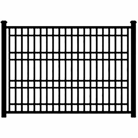 Jerith Patriot Steel Fence Section - 4ga Vertical