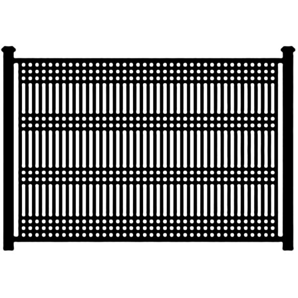 Jerith Patriot Steel Fence Section - 6ga Vertical