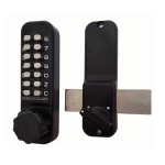 Borglocks BL2605 Vertical Keypad Lateral Action Combination Dead Bolt Lock for Gates or Doors