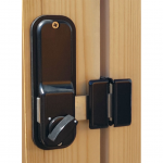 Borglocks BL2605 Vertical Keypad Lateral Action Combination Dead Bolt Lock for Gates or Doors - Inside View
