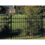 Jerith Legacy Concord #111 Aluminum Fence Section w/Finials (JX-CONCORD-111-S)