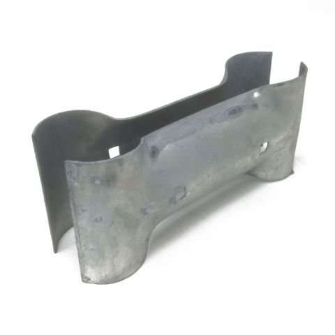 2-1/2" x 2-1/2" Chain Link Fence Offset Bracket, Galv.