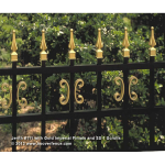 Jerith Legacy #111 Aluminum Fence Section w/Finials (JX-111-S)