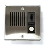 Aiphone Flush Mount Door Station, Stainless Steel Cover (LE-DA)