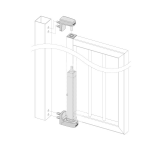 Locinox Interio - Invisible, Built-In Hydraulic Gate Closer (INTERIO) - Specifications