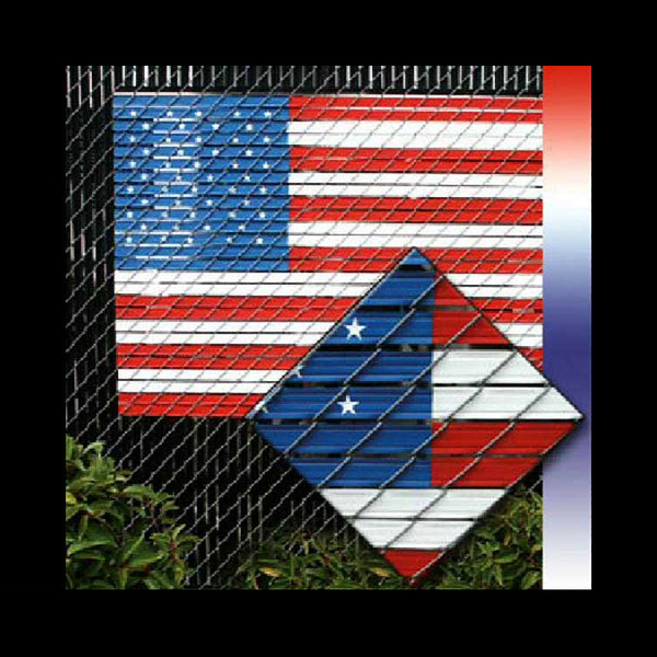 Pexco American Flag Kit - 4' x 6' (fits 2" Chain Link Mesh)