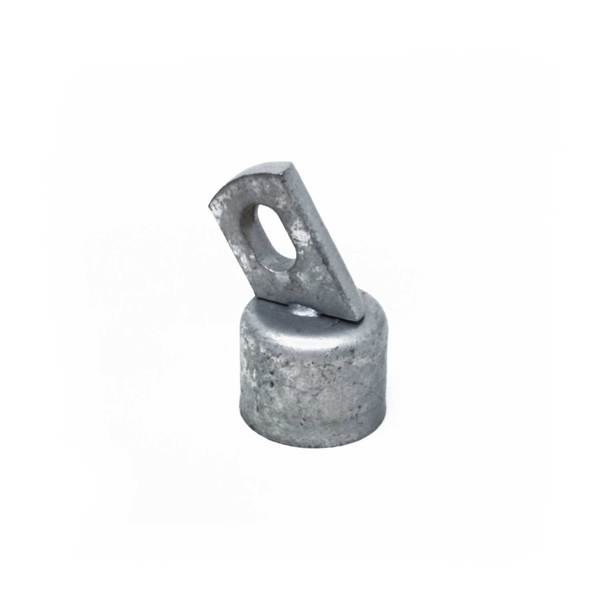 Chain Link Fence Rail End Cup - Pressed Steel