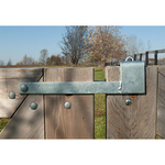 Snug Cottage Hardware Throw Over Gate Loop Latches for Wood Gates (4200)