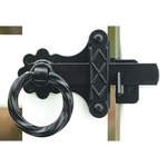 Snug Cottage Hardware Twisted Ring Gate Latches for Vinyl Fence Gates (4149-P6SP)