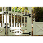 Snug Cottage Hardware Twisted Ring Gate Latches for Wood Fence Gates (4149-WOOD)