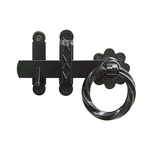 Snug Cottage Hardware Twisted Ring Gate Latches for Wood Fence Gates (4149-WOOD)