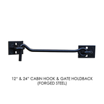 Snug Cottage Hardware Heavy Duty Cabin Hooks for Wood Gates (4270-HD-P)