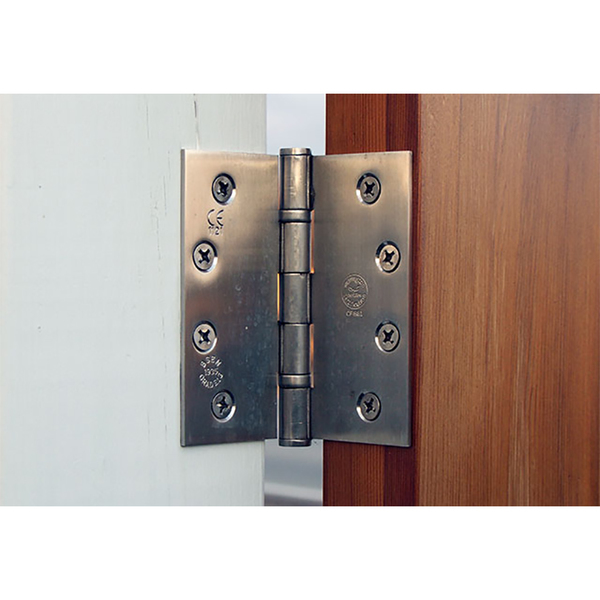 Snug Cottage Hardware Stainless Steel Contemporary Butt Hinges for Wood Gates, Pair