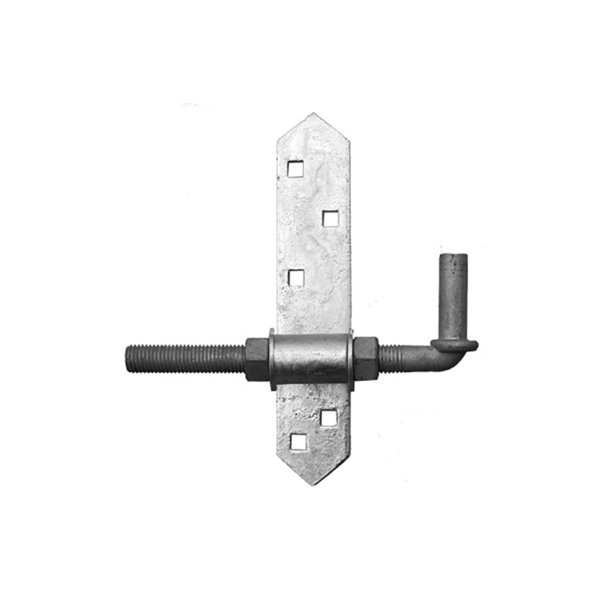 Snug Cottage Hardware Mounting Plates with 6" Adjustable Pins for Wood Gates, Each