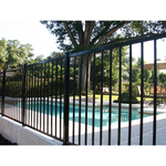 Ideal Alamo #400 Aluminum Fence Section (IX-ALAMO-400-S)