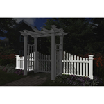 Vita Cottage Picket Wings for Arbors (VA74338), White (UL-CPWINGS)