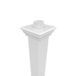 Vita Madison White Lamp Post Only (VA94429), White (UL-MLAMP)