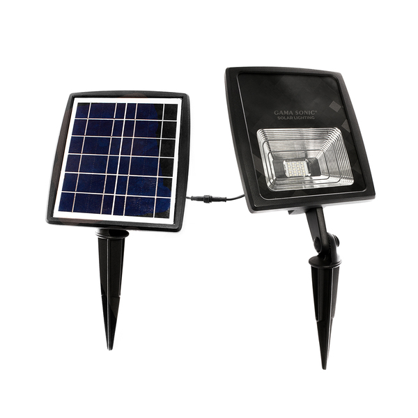Gama Sonic 2W Solar Flood Light with Warm White Or Bright White LEDs