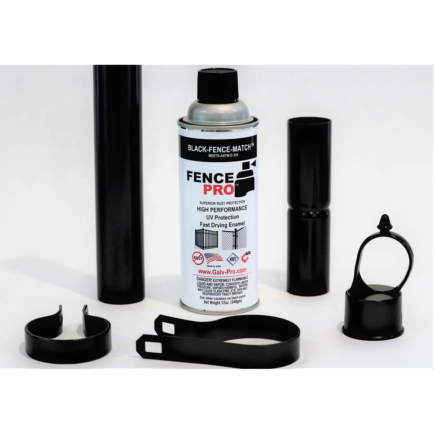 Color Guild 8796N Black Metal Precisely Matched For Paint and Spray Paint