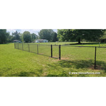 4'H Black Chain Link Fence Kit (CHAIN-LINK-KIT-COLORED)