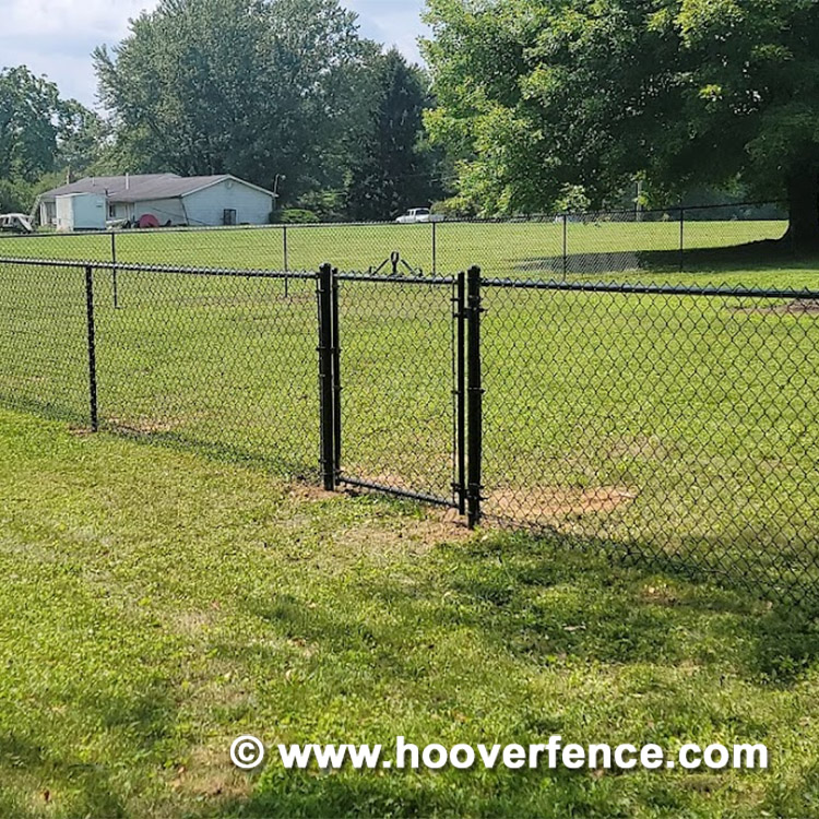 Hoover Fence Residential Chain Link Fence Single Swing Gate - All 1-3/8 ...