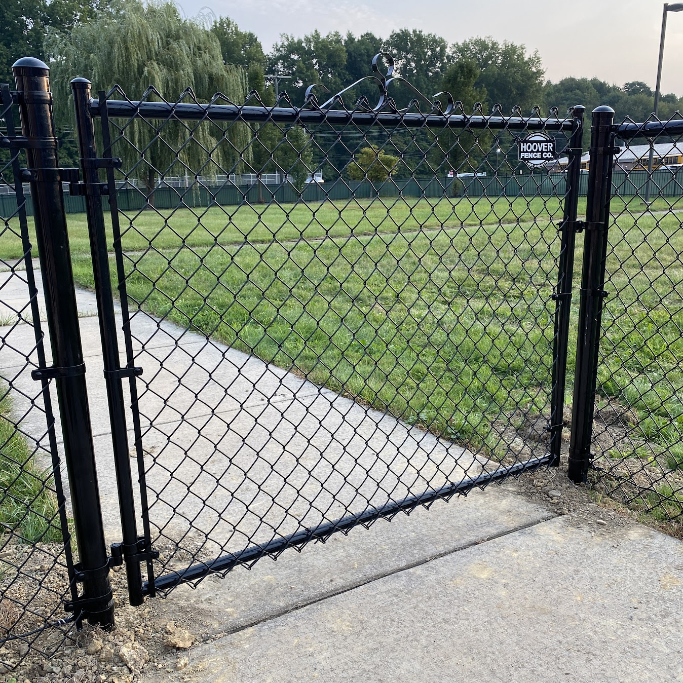 Hoover Fence Residential Chain Link Fence Single Swing Gate