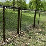Hoover Fence Residential Chain Link Fence Single Swing Gate - All 1-3/8