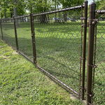 Hoover Fence Residential Chain Link Fence Double Swing Gate - All 1-3/8