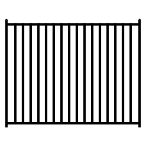 Centurion Protector Steel Fence Panel, 2-Rail - Residential