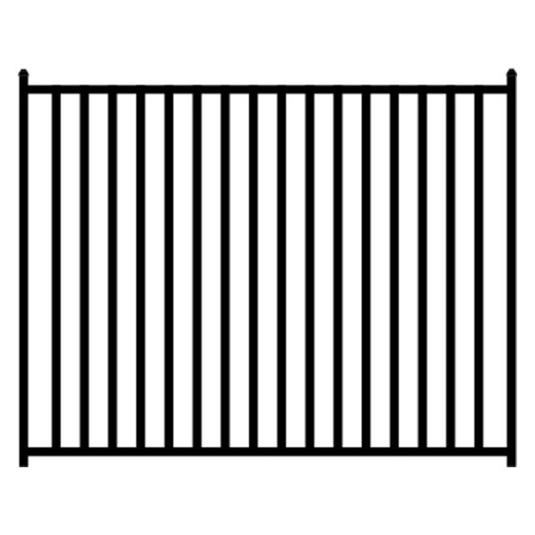 Centurion Protector Steel Fence Panel, 2-Rail - Residential