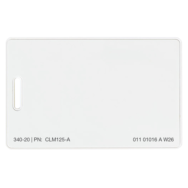 Linear Credential, Clamshell Card, HID 125kHz Proximity Support