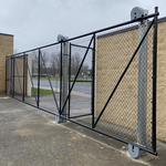 Hoover Fence Chain Link Fence Steel Cantilever Slide Gate Kits (CL-CANT-GATE-KIT-MANUAL)