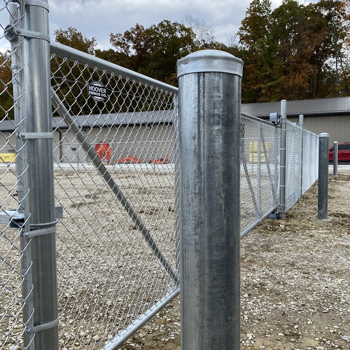 REPLACE A POST kit end post for chain link fence complete 2-3/8" 2-1/2" 8' 