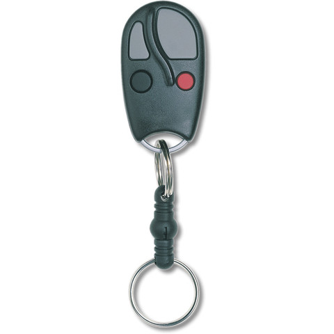 Linear Factory Block Coded Four Button Keychain Transmitter (single)