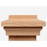 Nantucket Post Cap Island Slip Over Post Caps for Wood Posts (NPC-I-P)