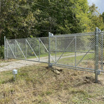 Hoover Fence Chain Link Fence Steel Cantilever Slide Gates (CL-CANTILEVER-GATE)