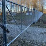 Hoover Fence Commercial Chain Link Fence Kit (COM-CHAIN-LINK-KIT)