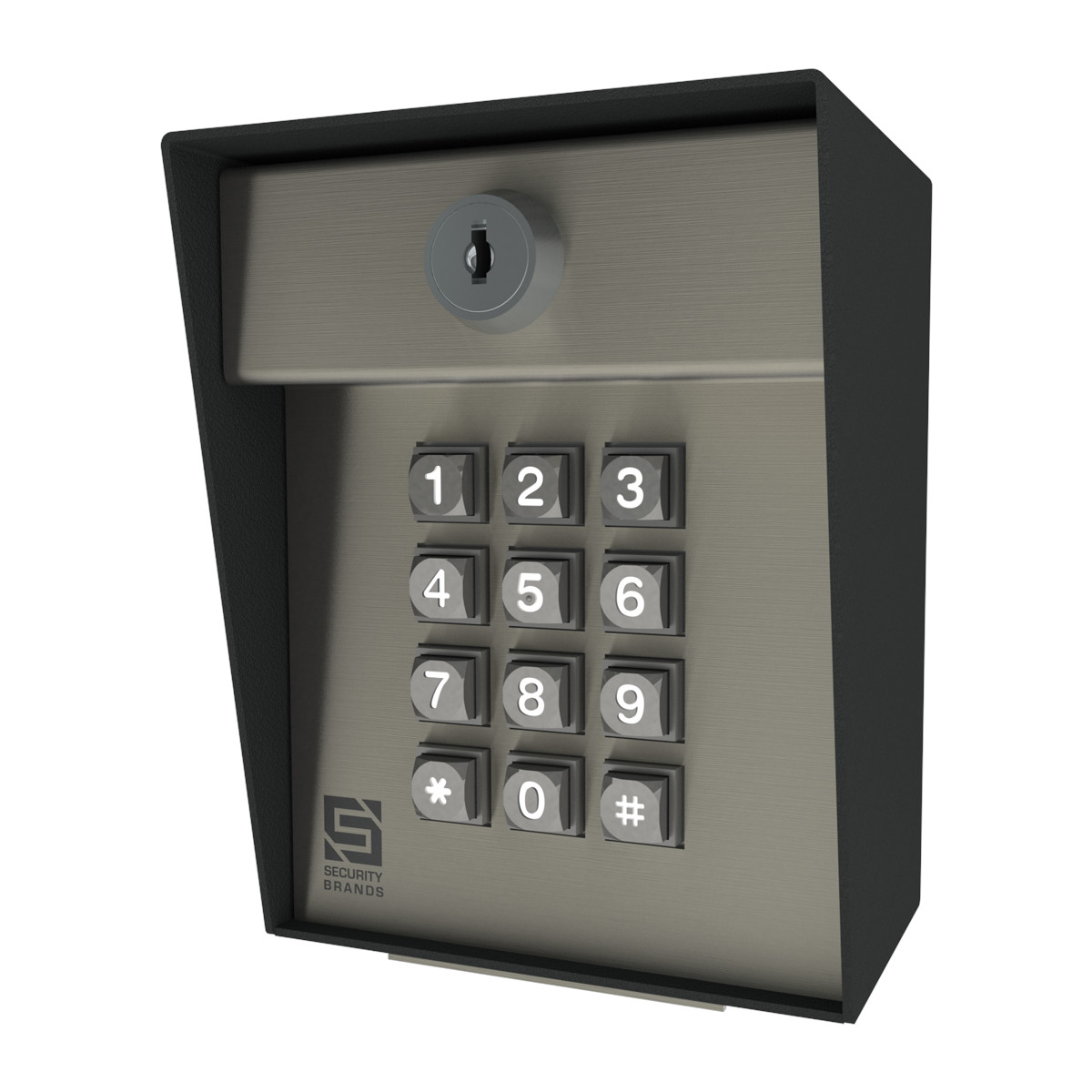 Security Brands Advantage DKE Economy Keypad - 500 Code, Post Mount ...