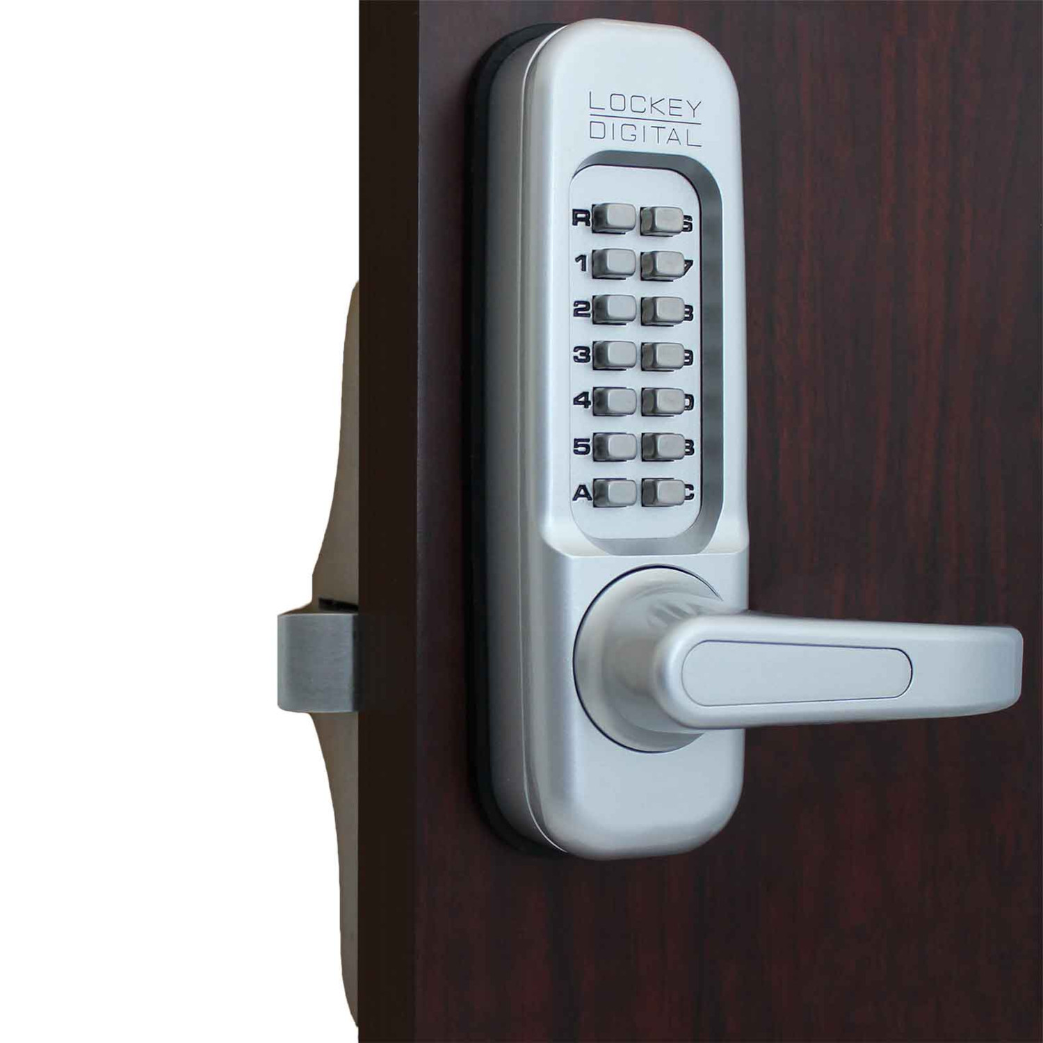 Lockey USA Heavy Duty Lever Keypad Trim 115-P for Panic Exit Bar ...