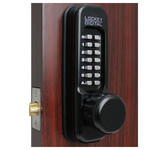 Lockey USA Heavy Duty Keyless Spring Latch Knob Lock 1600 (LUS-1600)