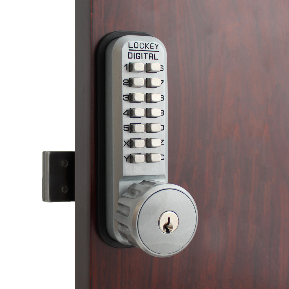 Lockey USA Keyless Rim Surface Mount Bolt Lock 2200 | Hoover Fence Co.