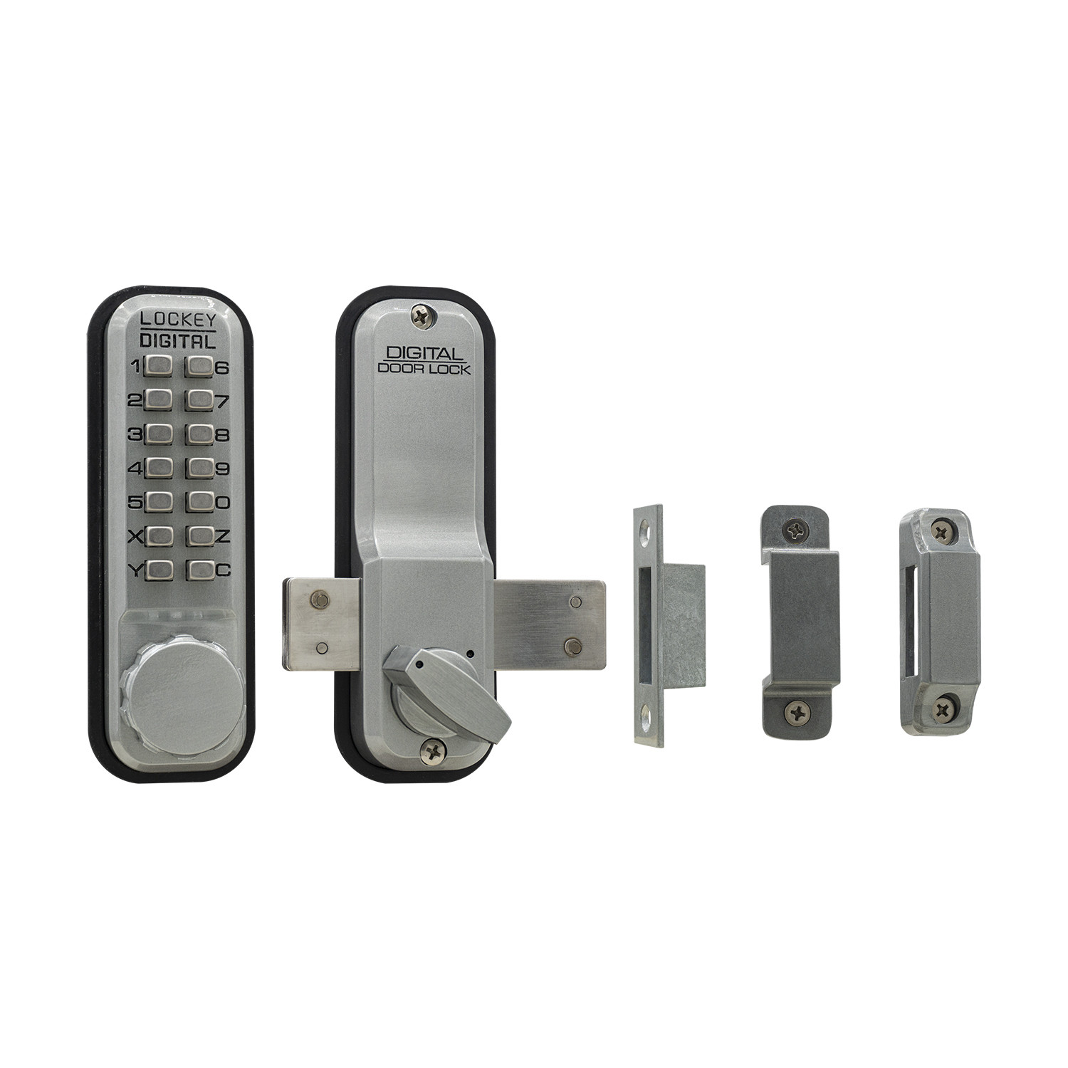 Lockey USA Keyless Rim Surface Mount Bolt Lock 2200 | Hoover Fence Co.