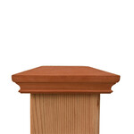 Nationwide Industries New England Style Miter-less Wood Post Caps - Mahogany (WPC-NWENG)