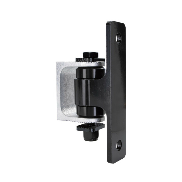 Nationwide Industries Heavy Duty Ball Bearing Hinge - Aluminum Bolt-On Black Body & Aluminum Weld-On Mill Yoke
