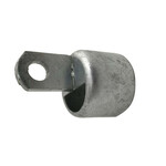 Chain Link Fence Rail End Cups, Pressed Steel - Brace Combo (CL-REP-C)