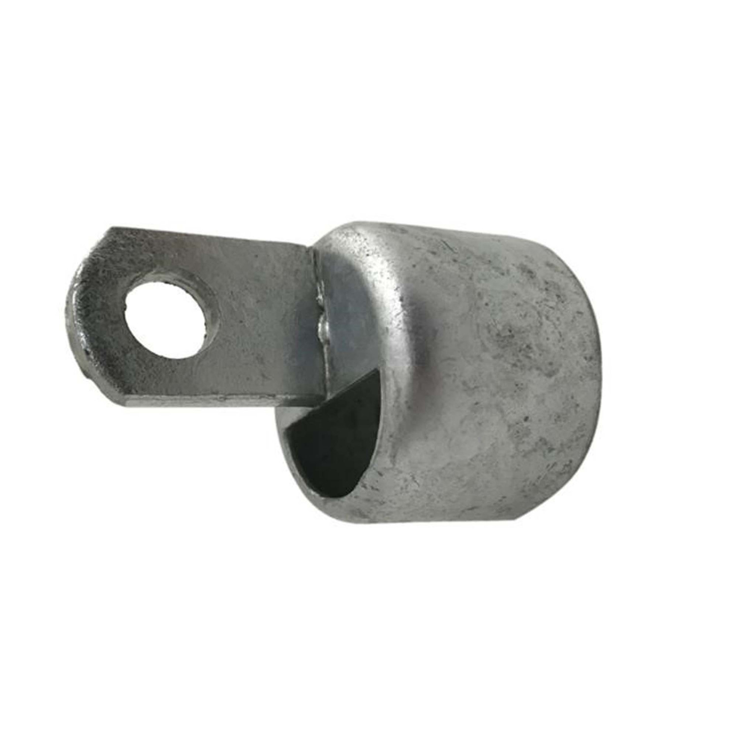 thumbnail image 2 of Chain Link Rail End Assembly – 1-7/8" Brace Band & 1-1/4" Rail End Cup – Decorex Hardware 2 of 5