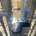 Locinox Chain Link Fence Mounting Brackets for Standard Mammoth180 Gate Closer (CLB-MAMMOTH)
