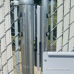 Locinox Chain Link Fence Mounting Brackets for Standard Mammoth180 Gate Closer (CLB-MAMMOTH)