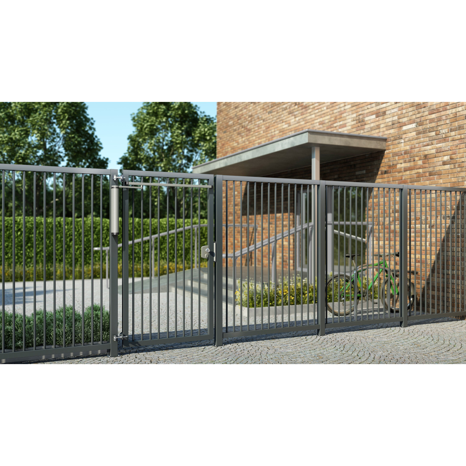 Locinox Motorized Gate Opener/Closer for Pedestrian Swing Gates