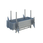 ZND Pedestrian Barricade Stillage, Holds 25 Barricades (09055455)